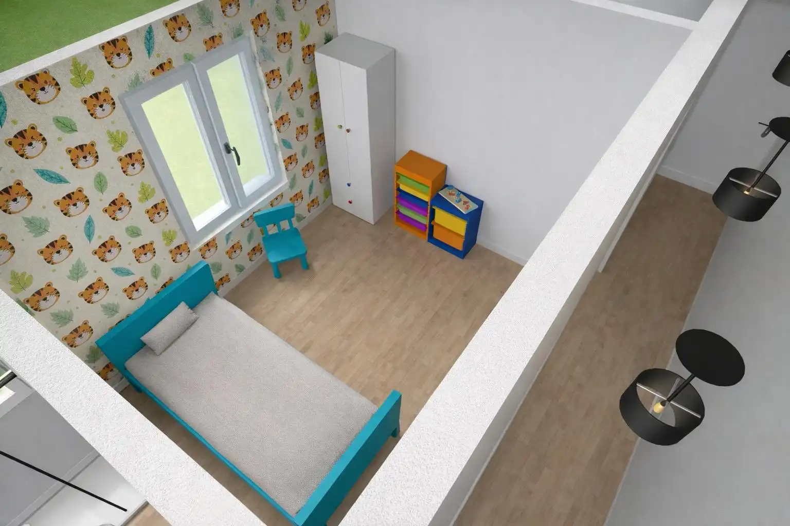 Schlafzimmer von Wohnung zum Verkauf in Tielmes mit Heizung, Abstellraum und Möbliert
