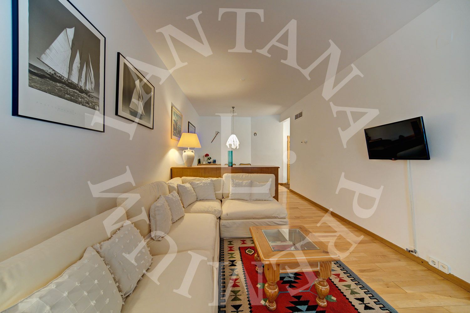 Living room of Flat for sale in Naut Aran  with Heating, Storage room and Furnished