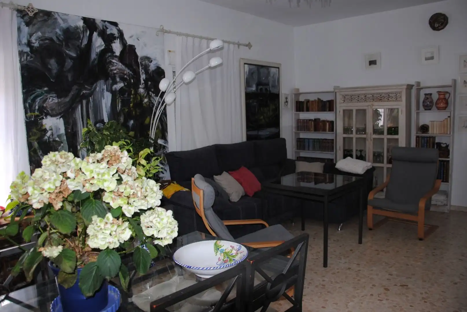 Sala d'estar de Casa o xalet en venda en Espartinas amb Aire condicionat, Calefacció i Jardí privat