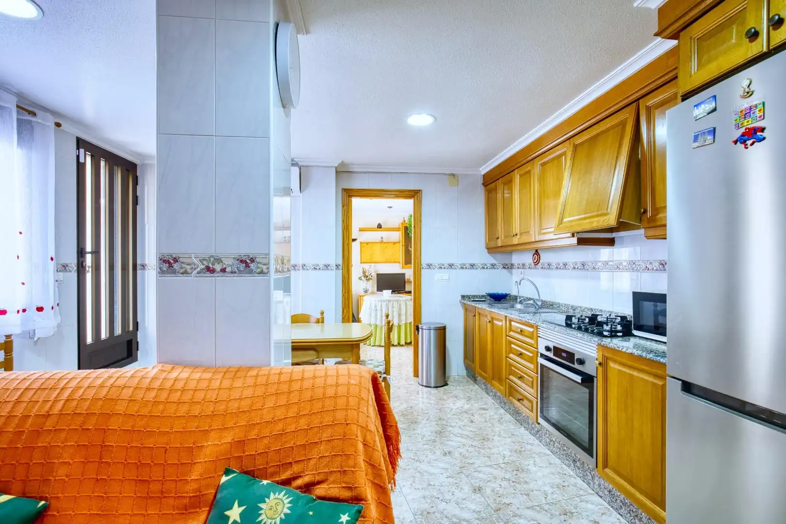 Kitchen of Flat for sale in Aspe  with Air Conditioner, Terrace and Storage room