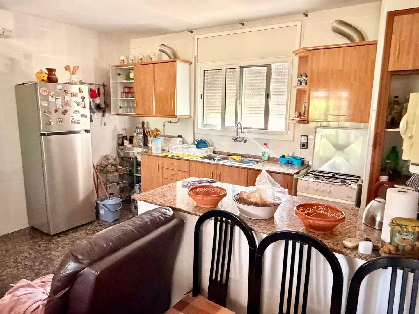 Cuina de Finca rústica en venda en Mont-roig del Camp amb Calefacció i Jardí privat