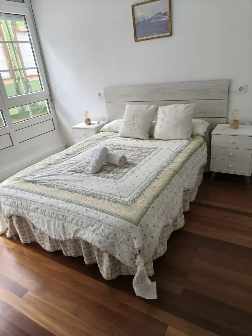 Bedroom of Flat for rent in Fisterra  with Furnished, Oven and Washing machine