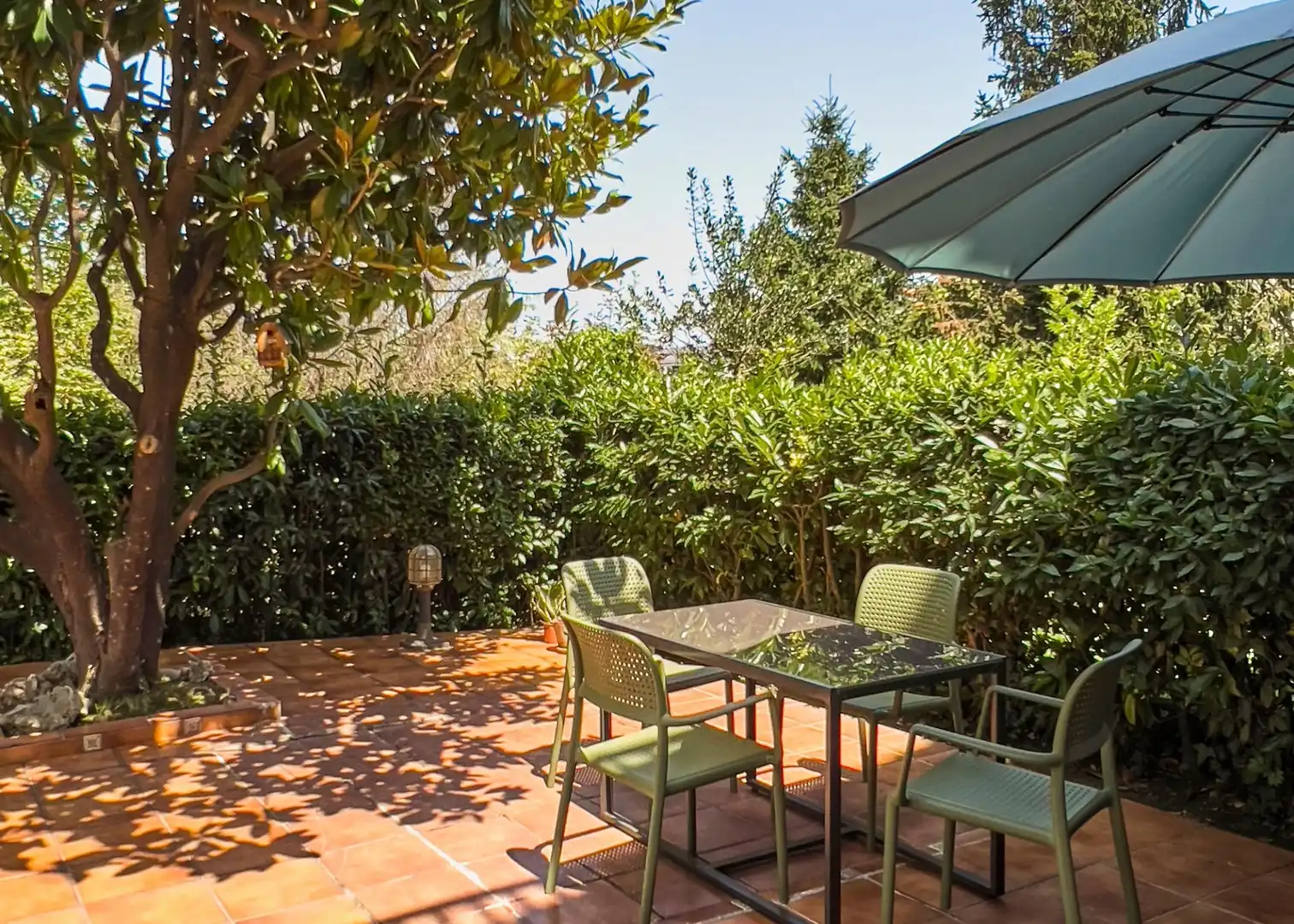 Terrasse von Einfamilien-Reihenhaus zum Verkauf in Donostia - San Sebastián  mit Heizung, Privatgarten und Terrasse