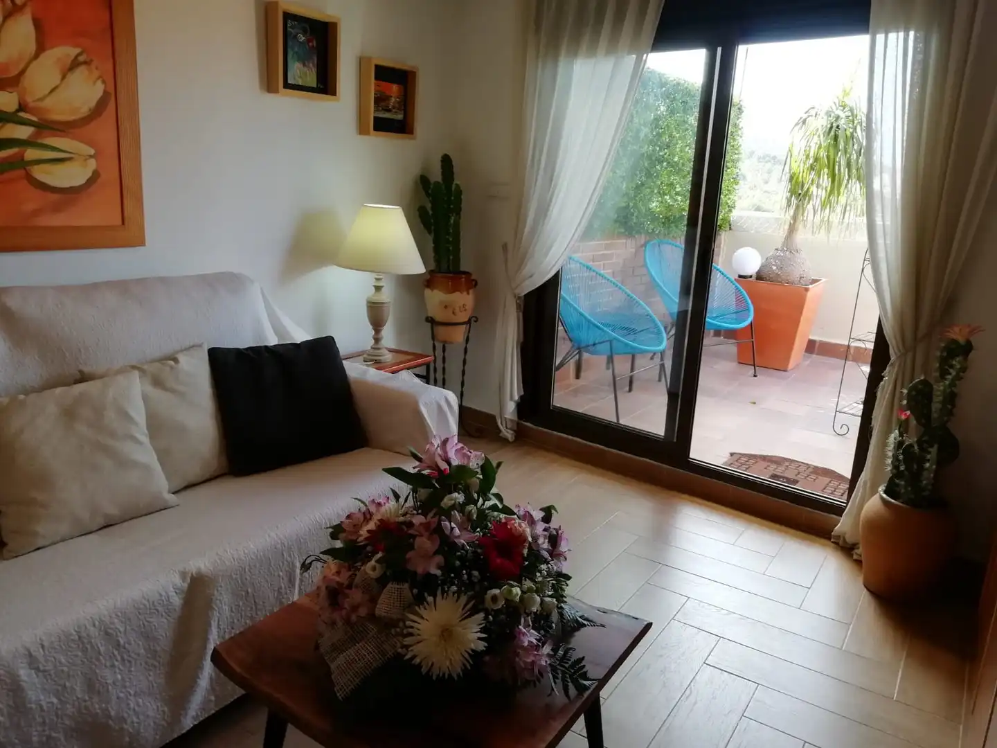 Sala de estar de Ático en venta en Calpe / Calp con Aire acondicionado, Calefacción y Terraza