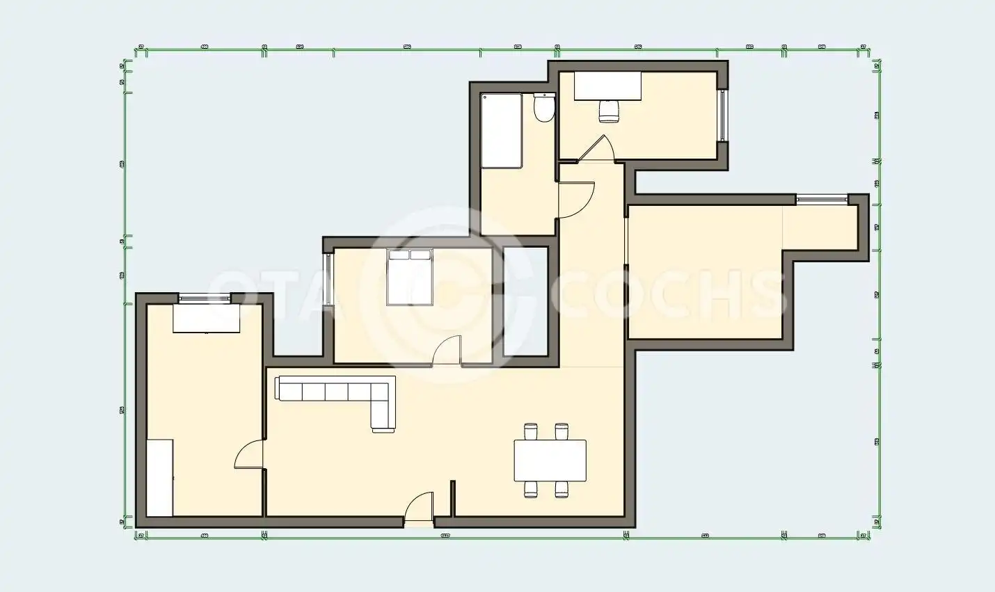Flat for sale in Reus  with Air Conditioner and Heating