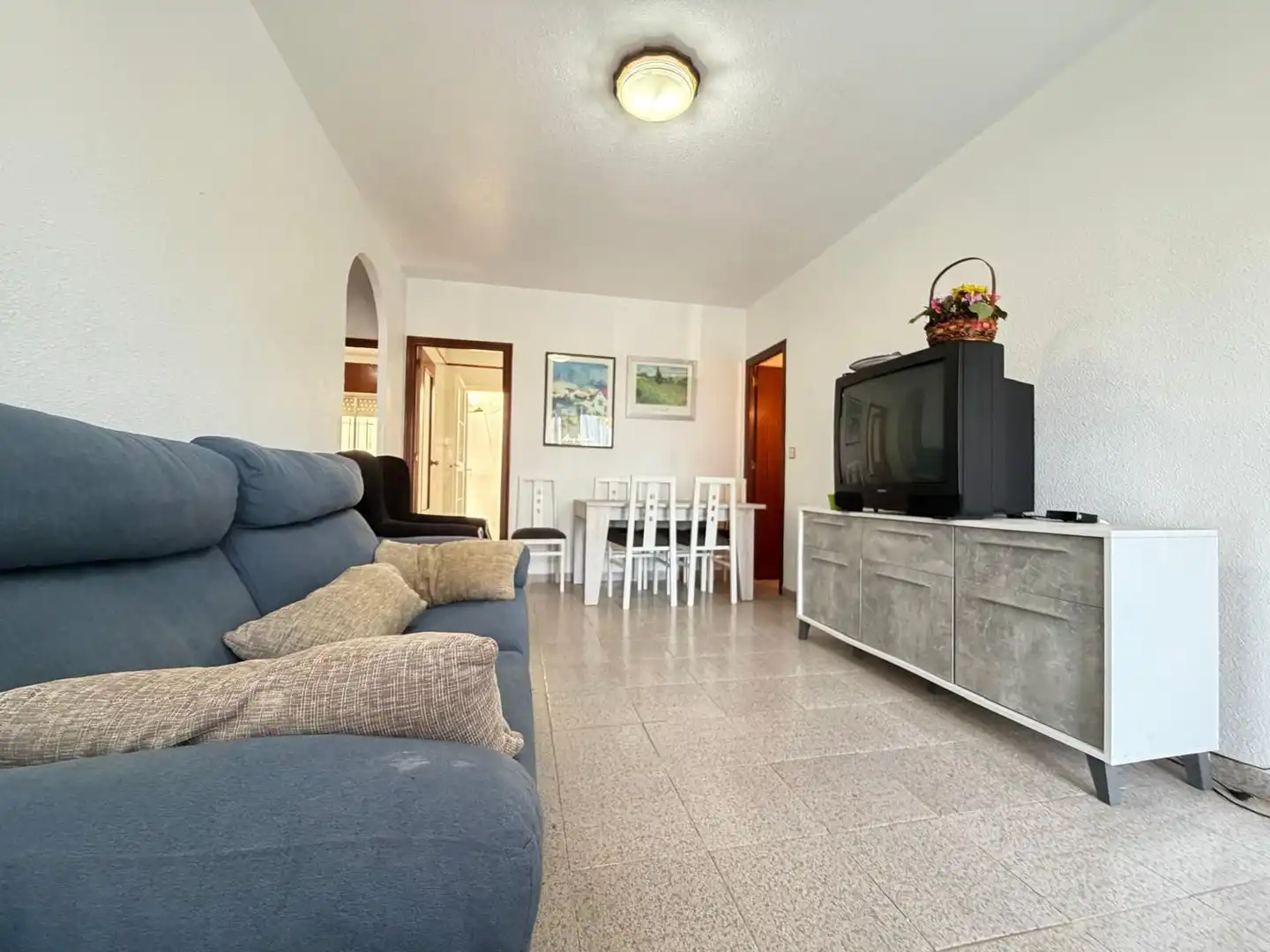 Wohnzimmer von Wohnung zum Verkauf in San Pedro del Pinatar mit Privatgarten und Abstellraum