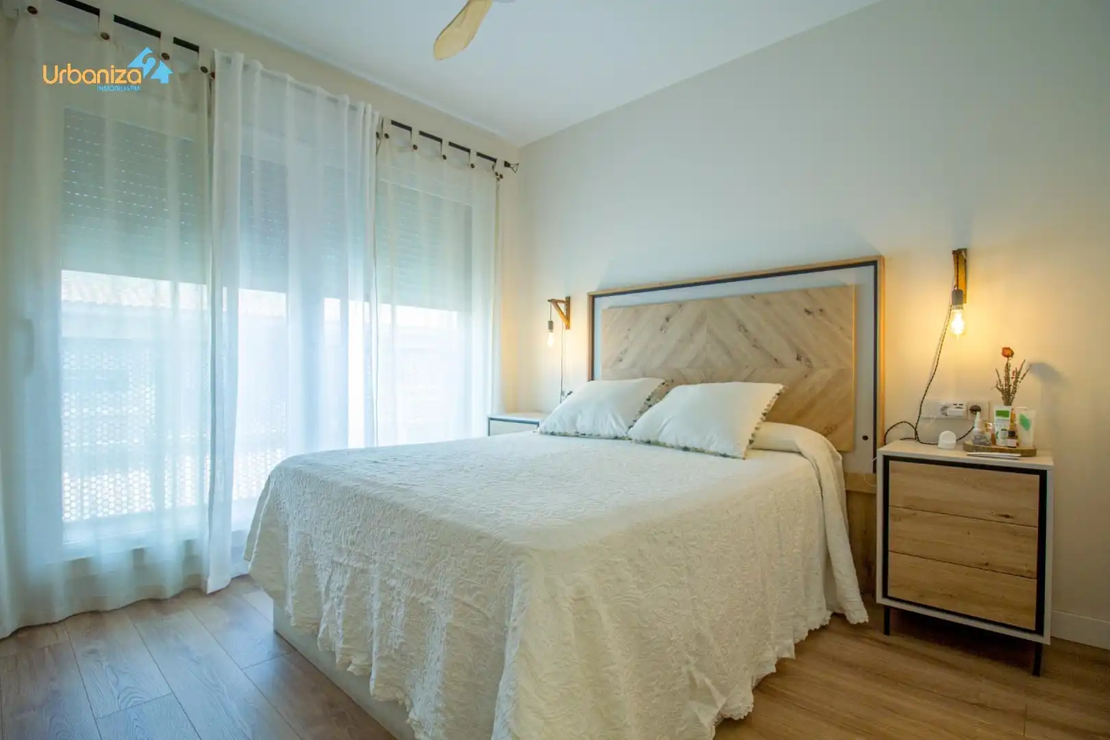 Schlafzimmer von Dachboden zum Verkauf in Badajoz mit Klimaanlage, Heizung und Terrasse