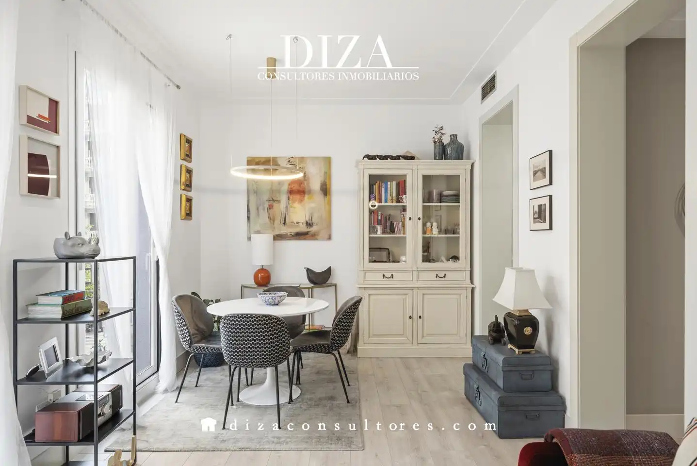 Esszimmer von Wohnung zum Verkauf in Madrid mit Klimaanlage, Heizung und Balkon