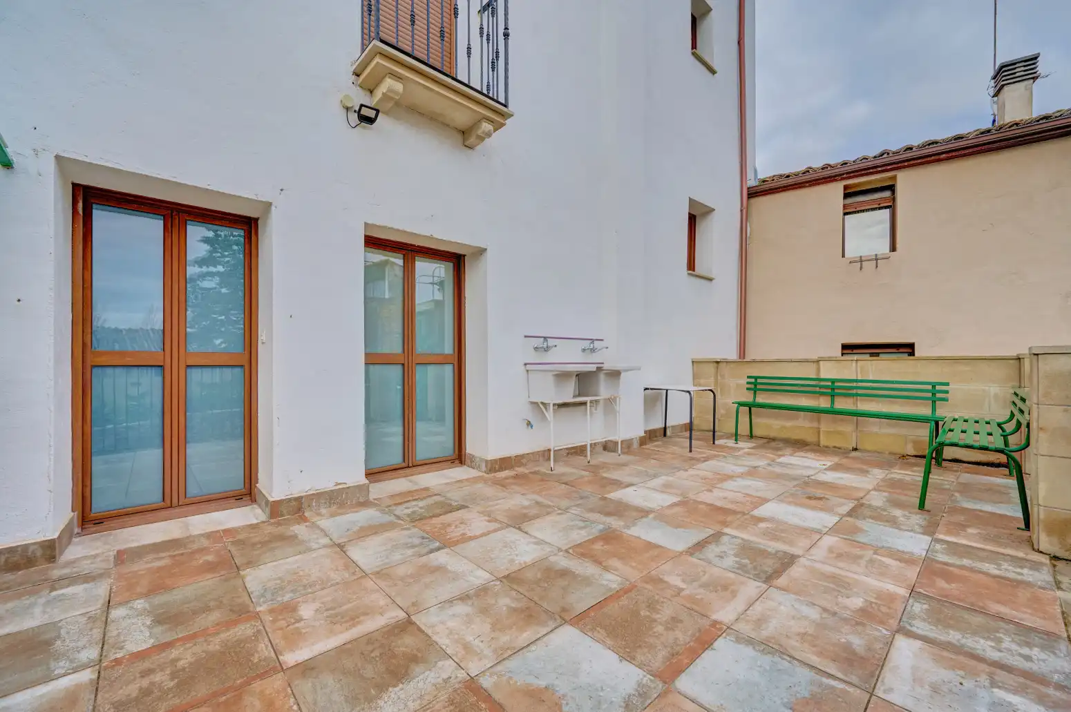 Terrace of Detached homes for sale in Mañeru  with Air Conditioner, Heating and Private garden