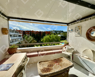 Exterior view of Flat for sale in Santa Eulària des Riu  with Air Conditioner, Terrace and Community pool