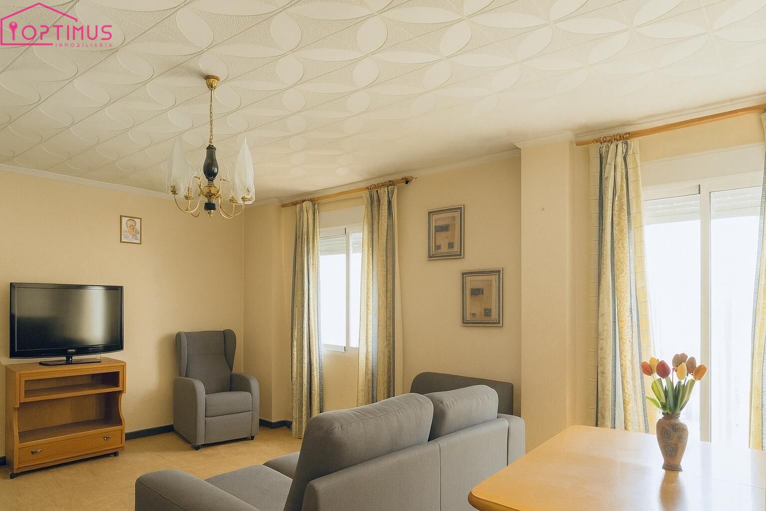 Living room of Flat for sale in  Valencia Capital