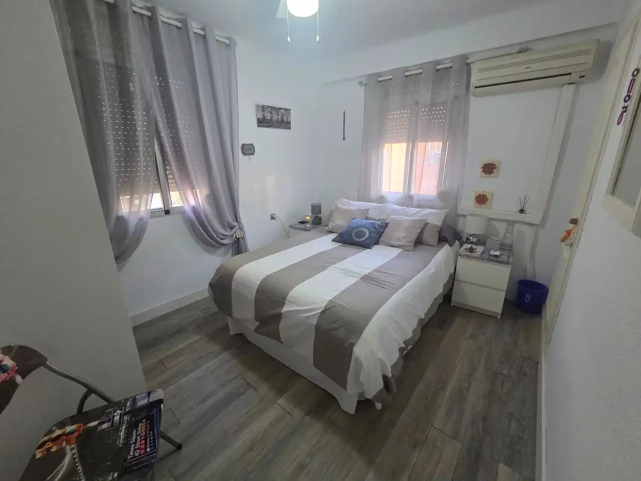 Bedroom of Flat for sale in Vélez-Málaga  with Air Conditioner, Terrace and Furnished