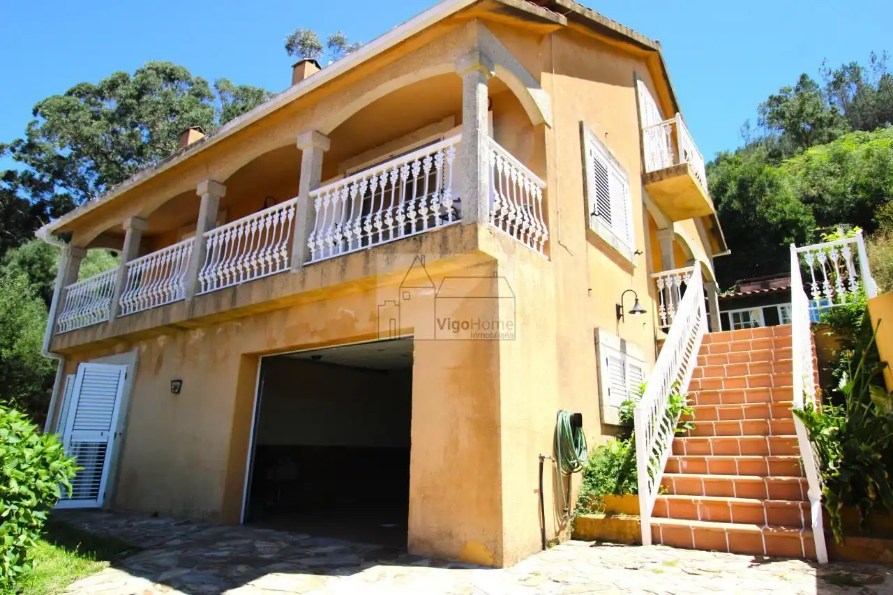 Vista exterior de Casa o chalet en venta en Mos con Calefacción, Jardín privado y Trastero