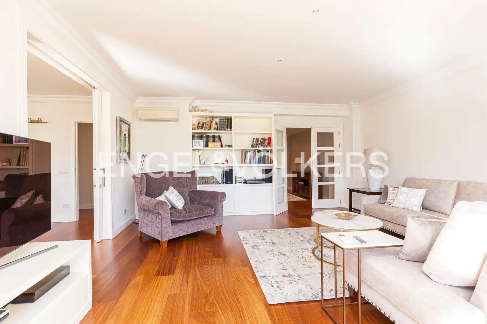Living room of Flat for rent in Barrio de Salamanca