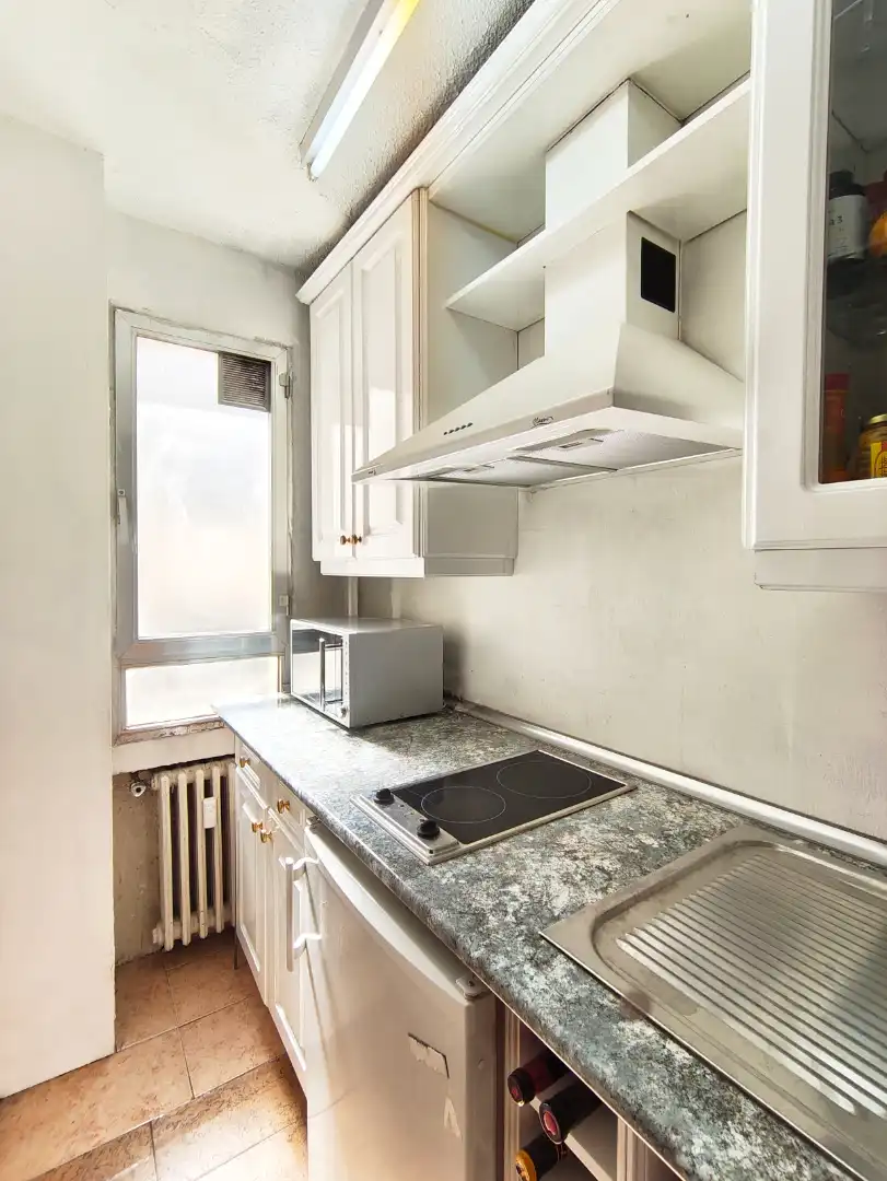 Kitchen of Flat for sale in Madrid  with Air Conditioner, Heating and Balcony