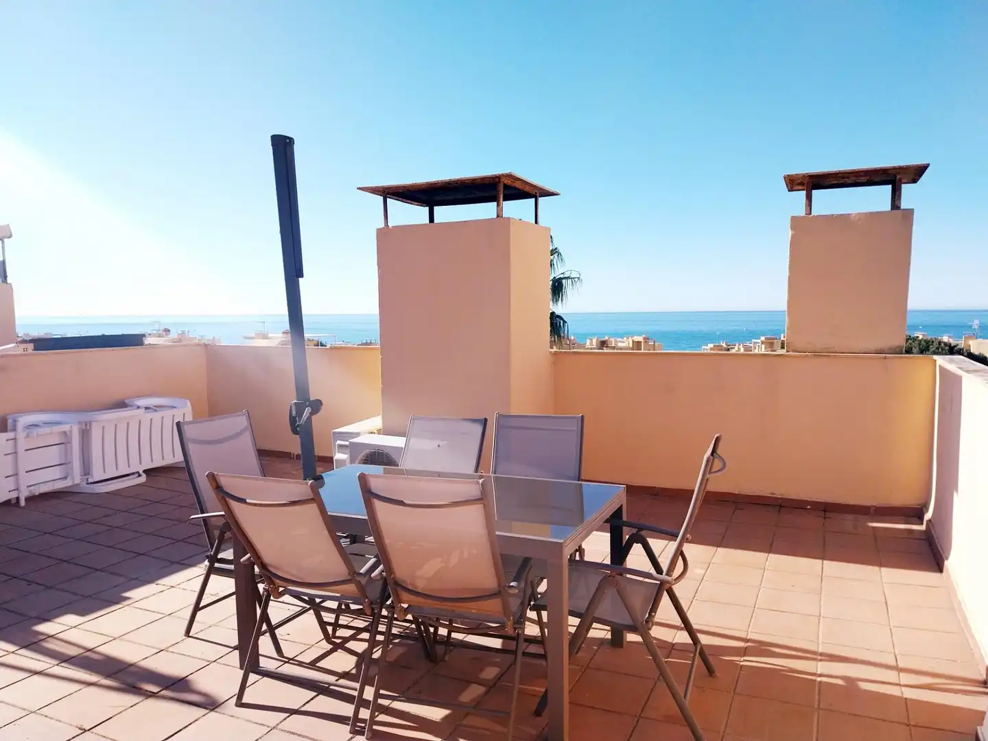 Terrassa de Àtic en venda en Mijas amb Aire condicionat, Calefacció i Jardí privat