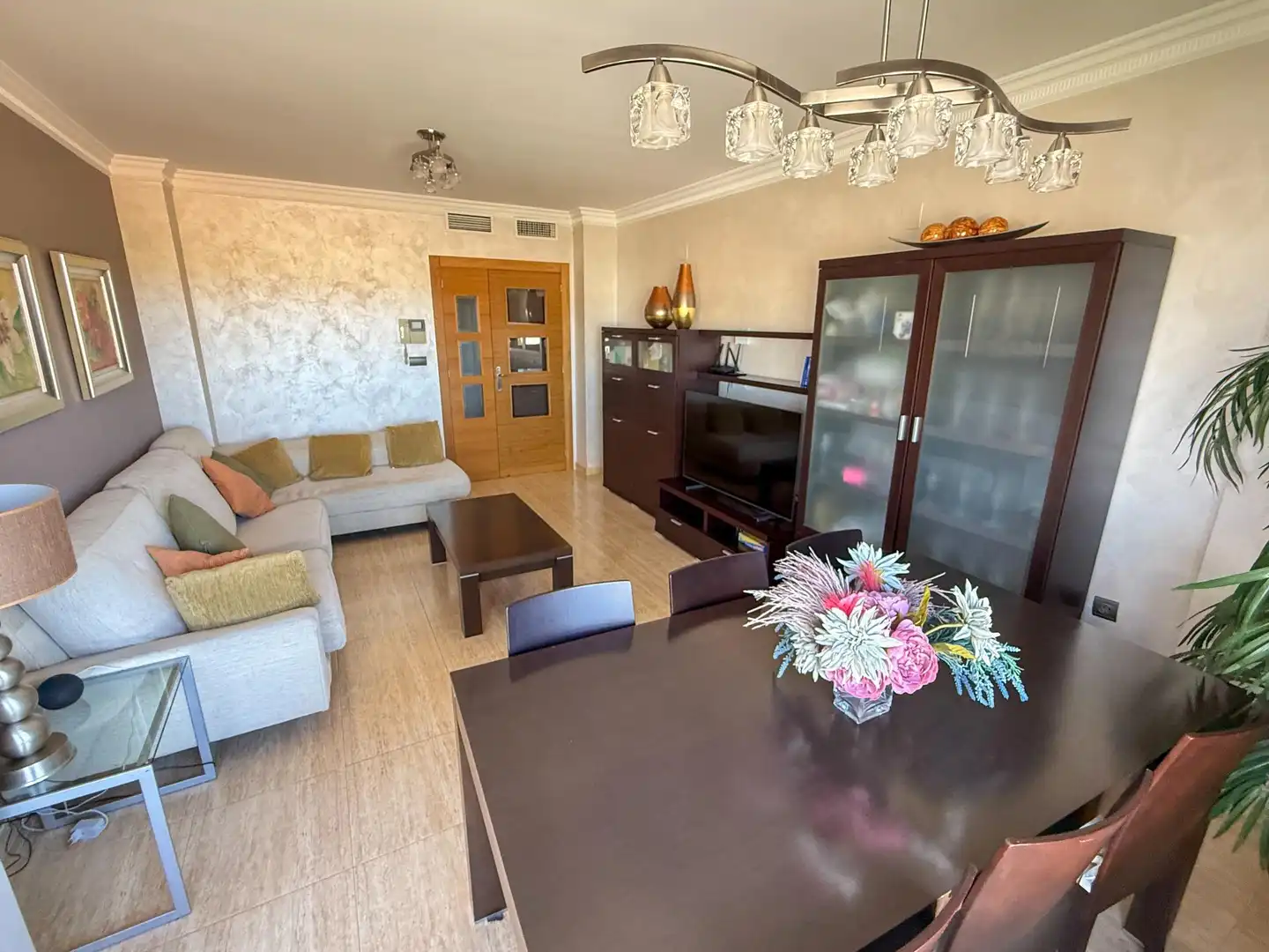 Sala de estar de Piso en venta en Callosa de Segura con Aire acondicionado, Trastero y Balcón