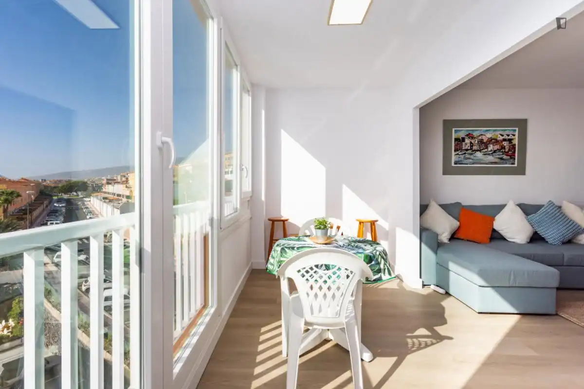 Terrassa de Apartament de lloguer en Candelaria amb Moblat, Forn i Rentadora