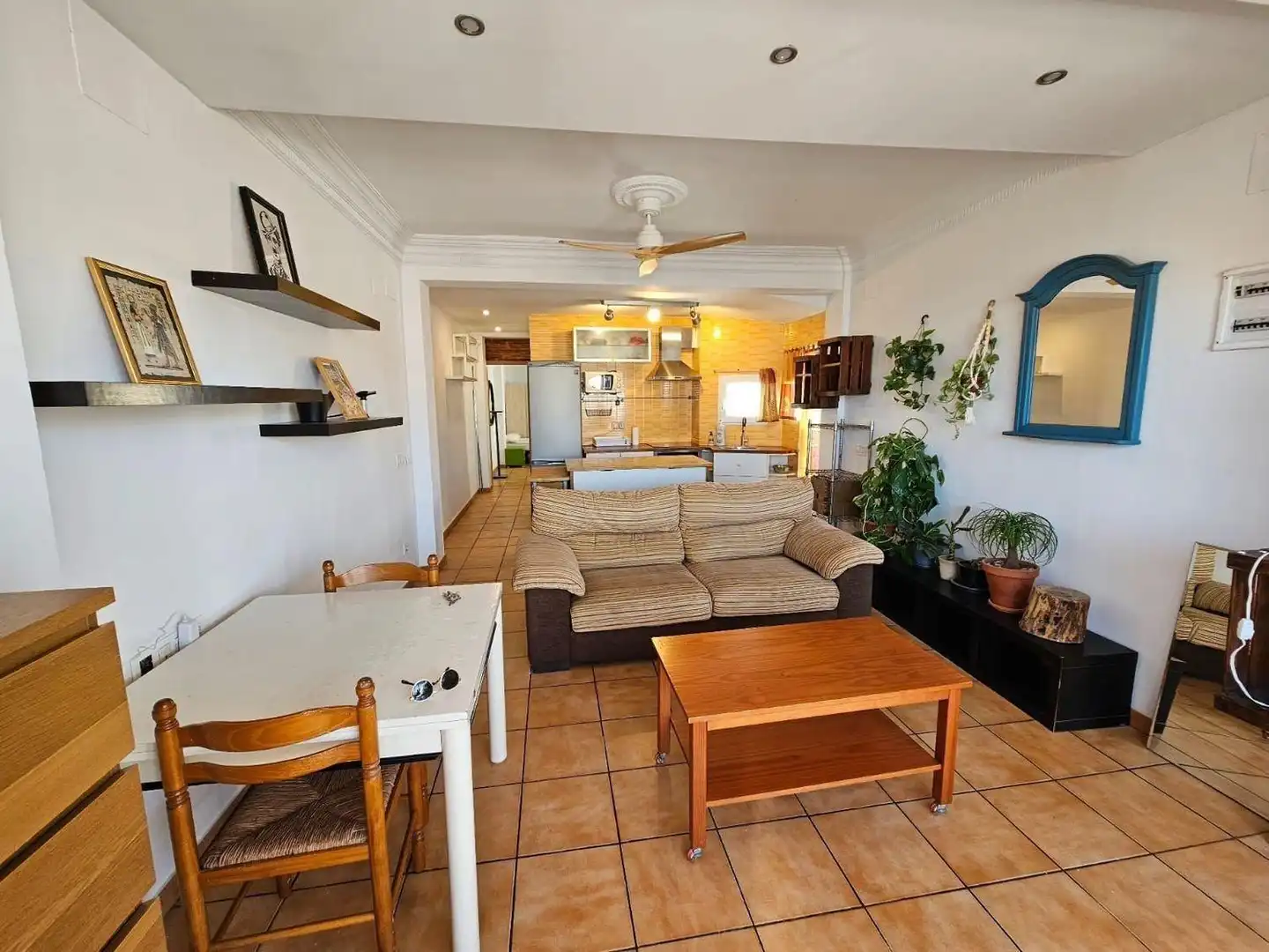 Sala de estar de Piso de alquiler en Mislata con Aire acondicionado, Terraza y Amueblado