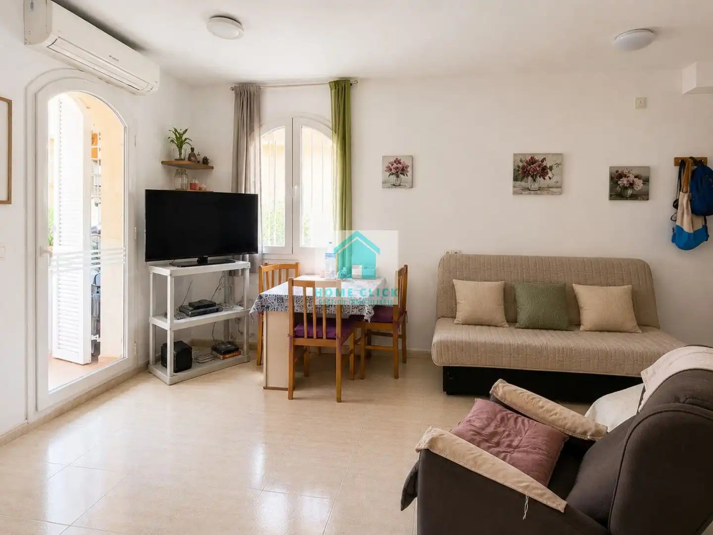 Wohnzimmer von Wohnung zum Verkauf in Mont-roig del Camp mit Klimaanlage, Heizung und Terrasse