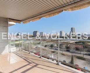 Terrace of Apartment to rent in  Valencia Capital  with Air Conditioner and Balcony