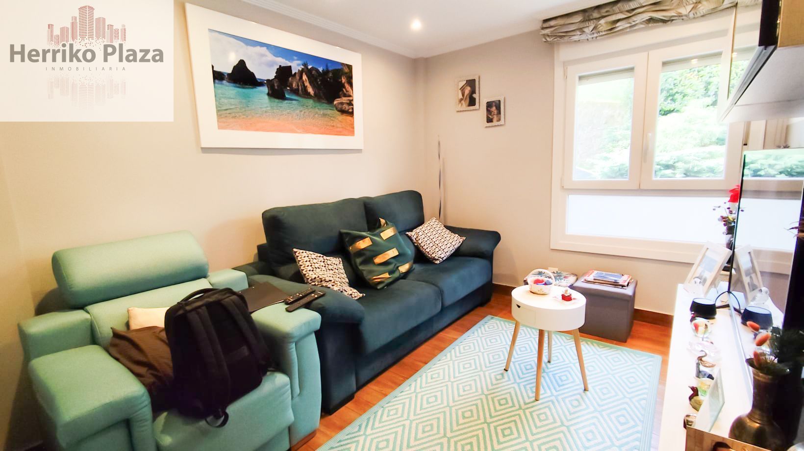 Living room of Flat for sale in Sestao   with Heating and Furnished