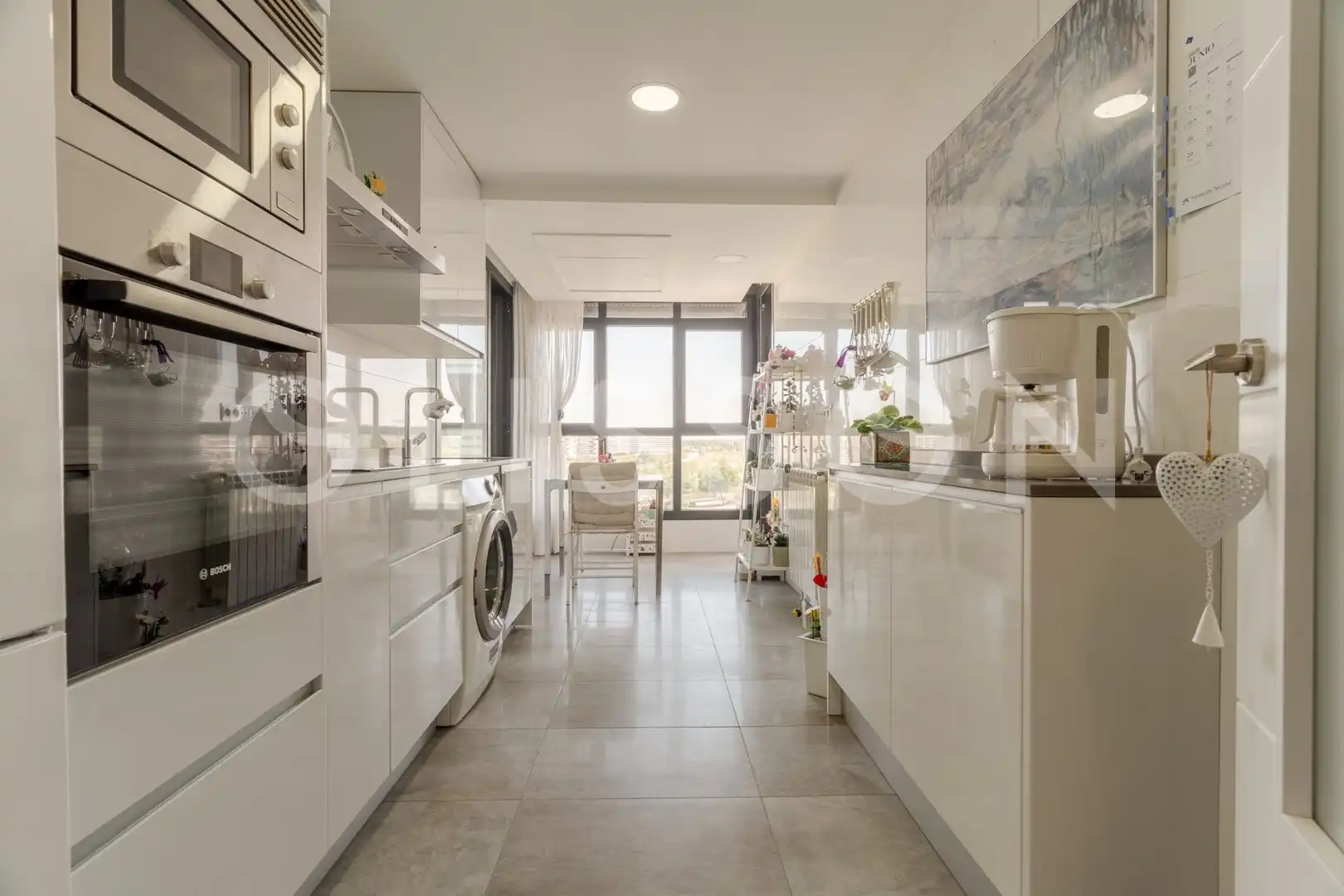 Kitchen of Flat for sale in Madrid  with Air Conditioner, Heating and Terrace