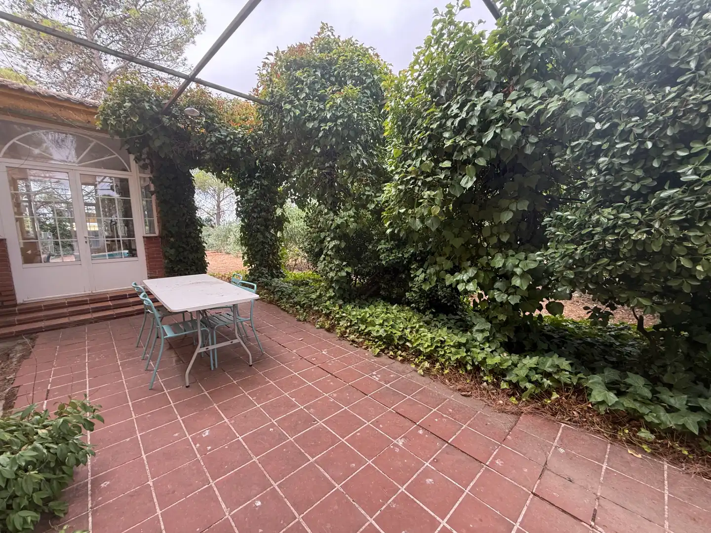 Terraza de Casa o chalet en venta en Poblete con Aire acondicionado, Jardín privado y Piscina
