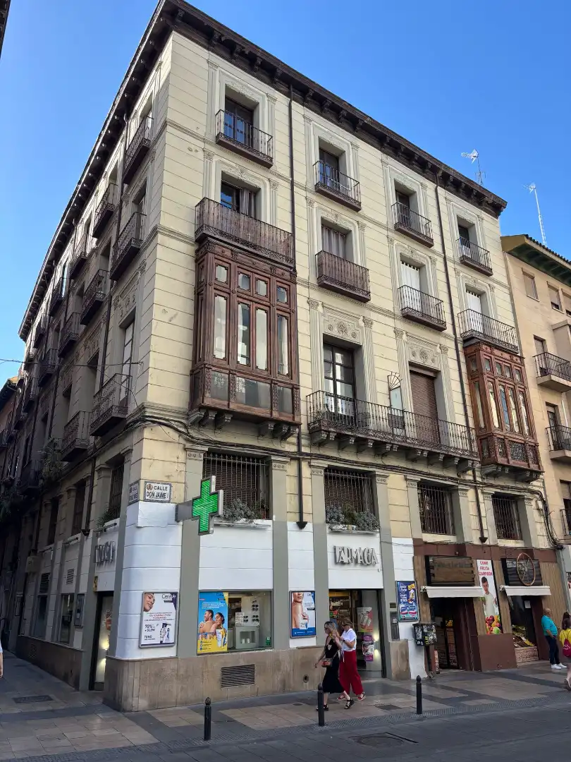 Vista exterior de Piso de alquiler en Zaragoza con Calefacción, Parquet y Terraza