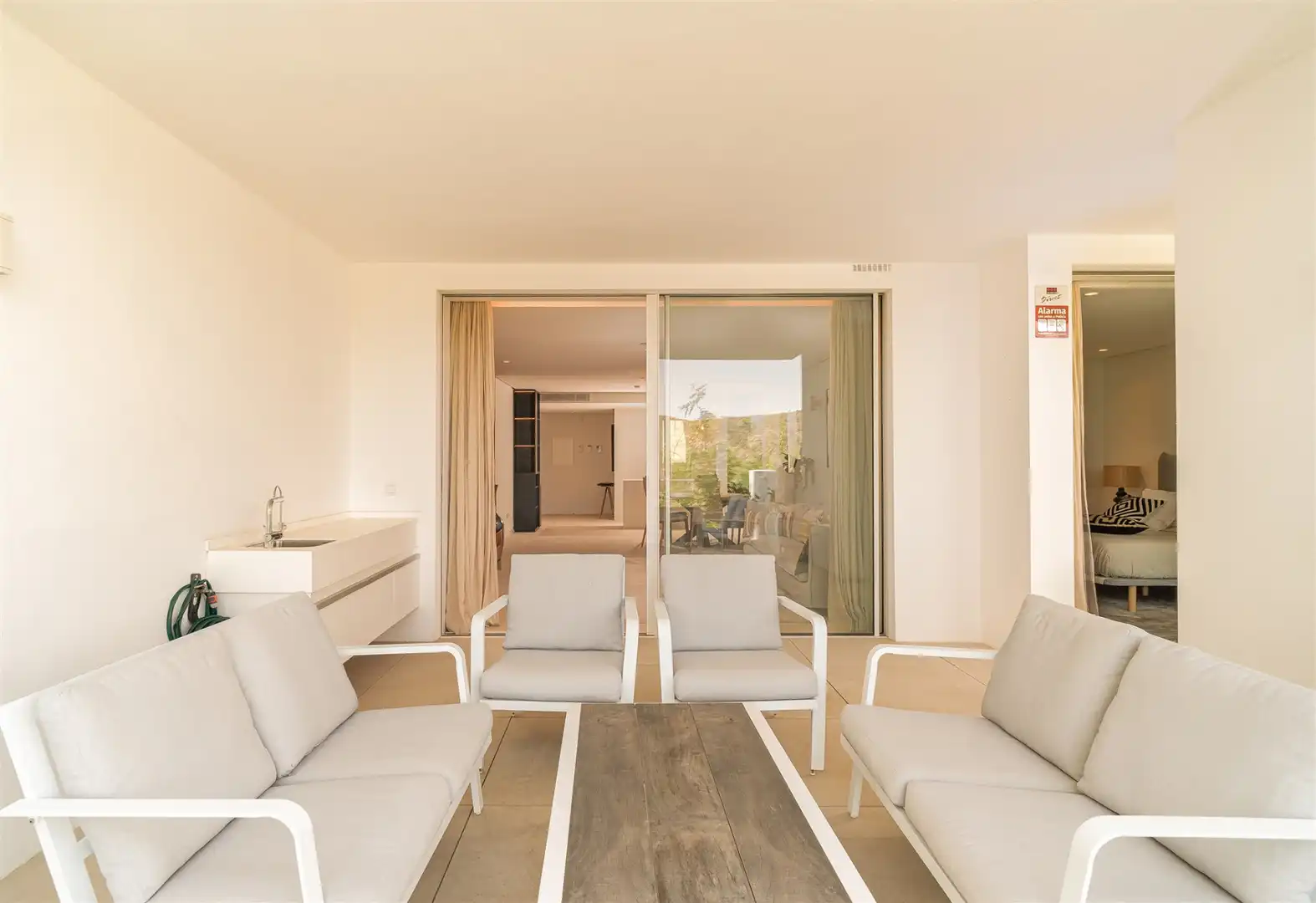 Terraza de Apartamento de alquiler en Ojén con Aire acondicionado, Calefacción y Terraza
