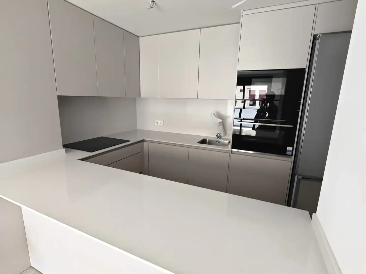 Cuina de Apartament de lloguer en Murcia amb Aire condicionat, Calefacció i Terrassa