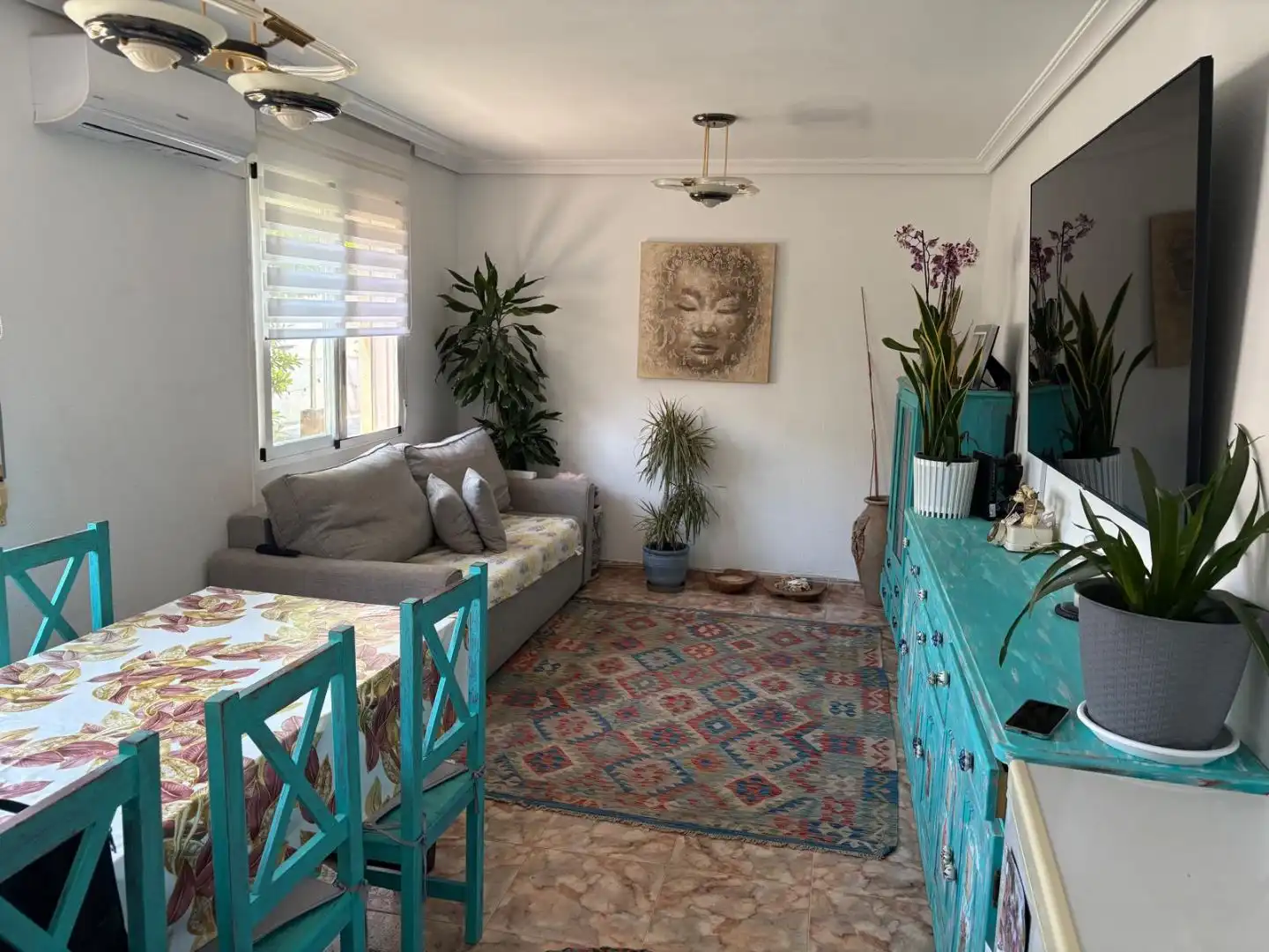 Sala d'estar de Casa o xalet en venda en Vinaròs amb Aire condicionat, Calefacció i Jardí privat