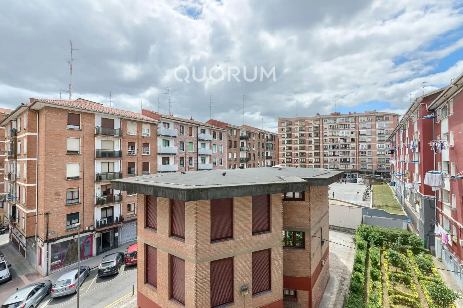Exterior view of Flat for sale in Basauri   with Heating, Parquet flooring and Terrace