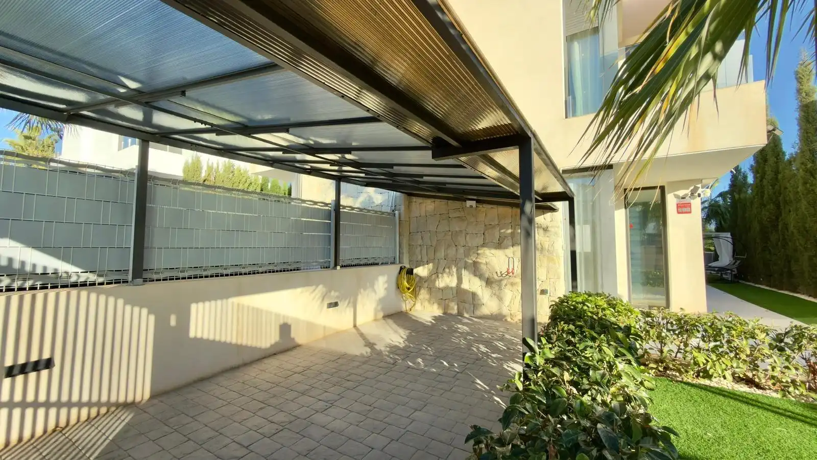 Terraza de Casa o chalet de alquiler en Finestrat con Aire acondicionado, Calefacción y Jardín privado