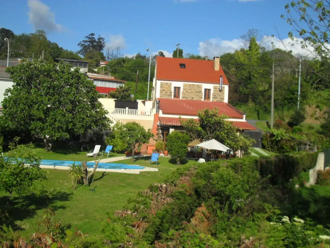 Haus mit Pool zur Miete in Enxertos 20