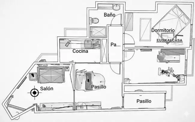 Flat for sale in Bilbao   with Heating and Parquet flooring