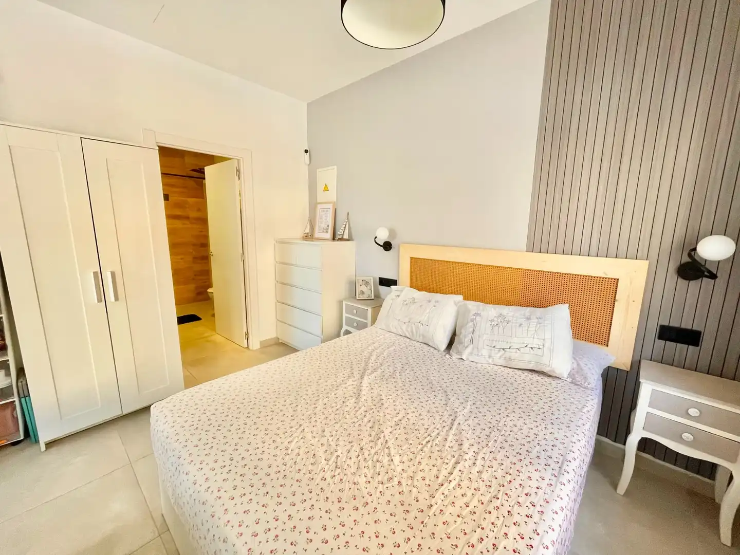 Schlafzimmer von Wohnung zur Miete in Pilar de la Horadada mit Klimaanlage, Möbliert und Waschmaschine