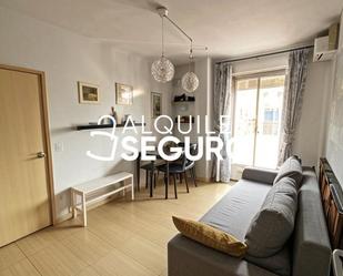 Living room of Flat to rent in  Madrid Capital  with Air Conditioner, Heating and Terrace