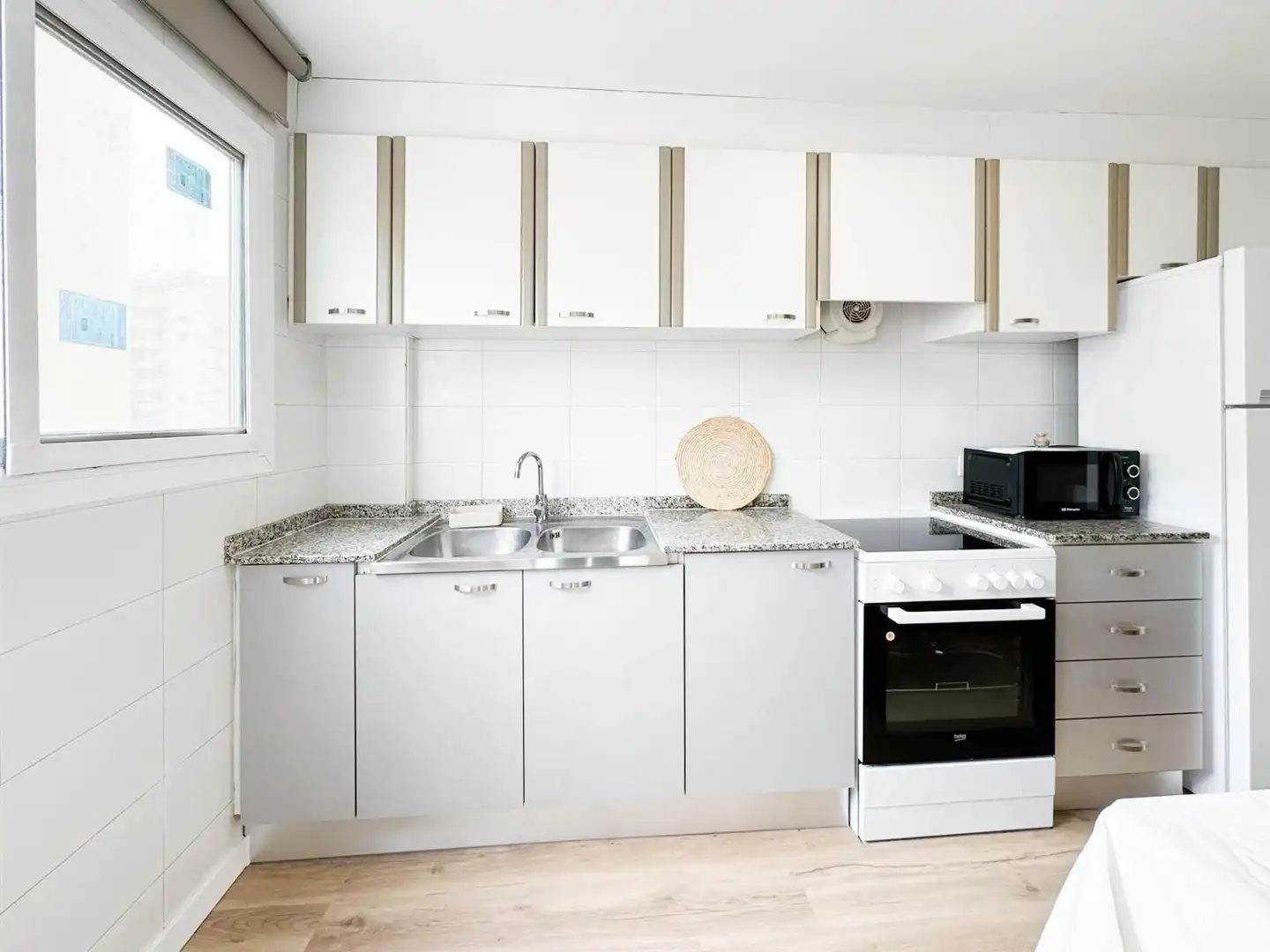 Cocina de Apartamento de alquiler en Playa de Gandia