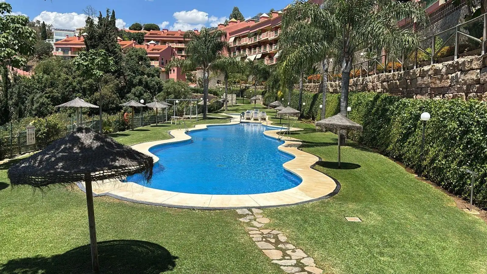 Jardín de Apartamento en venta en Fuengirola con Aire acondicionado, Jardín privado y Terraza
