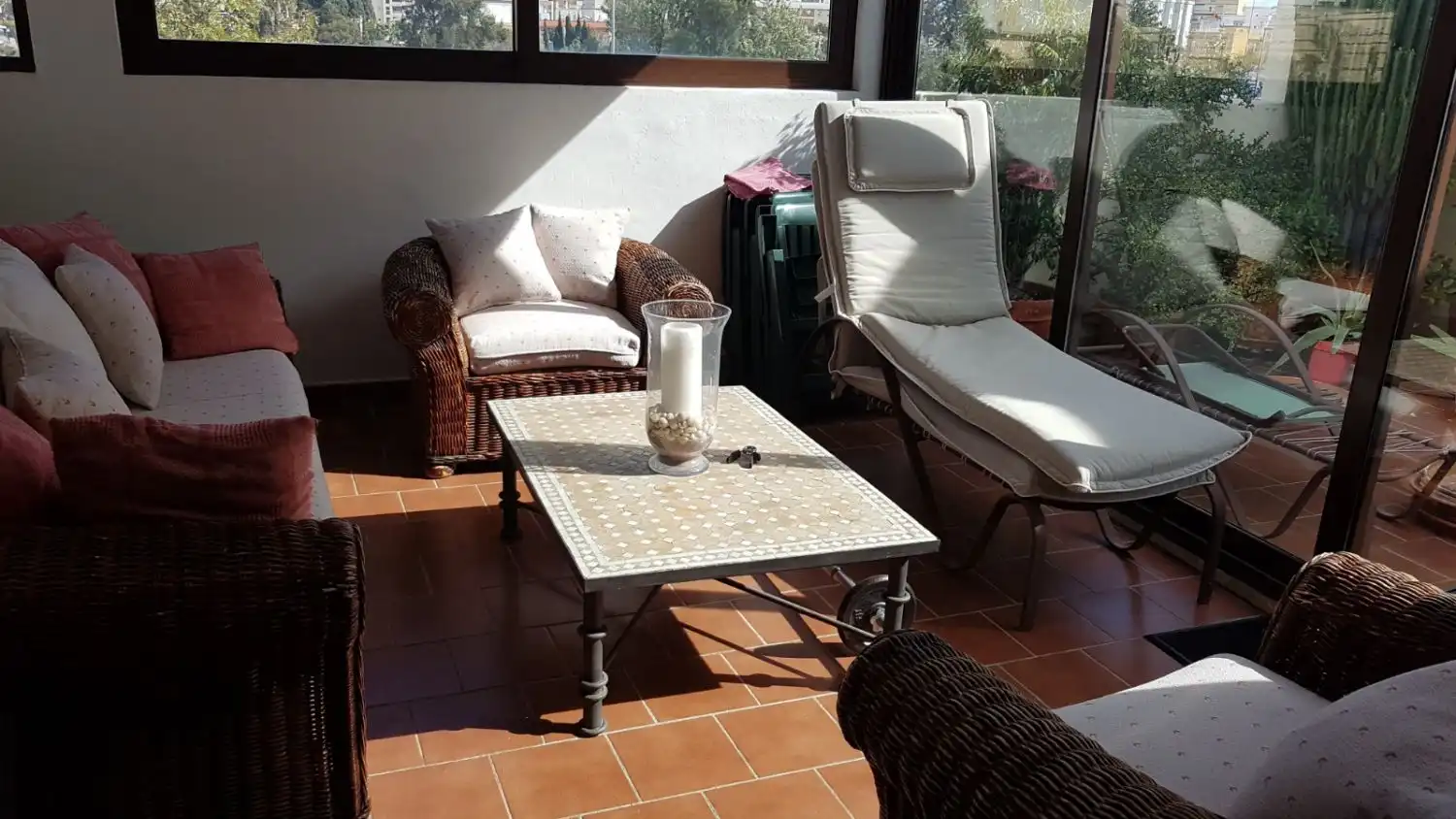 Terrasse von Dachboden zum Verkauf in Málaga mit Klimaanlage, Heizung und Terrasse