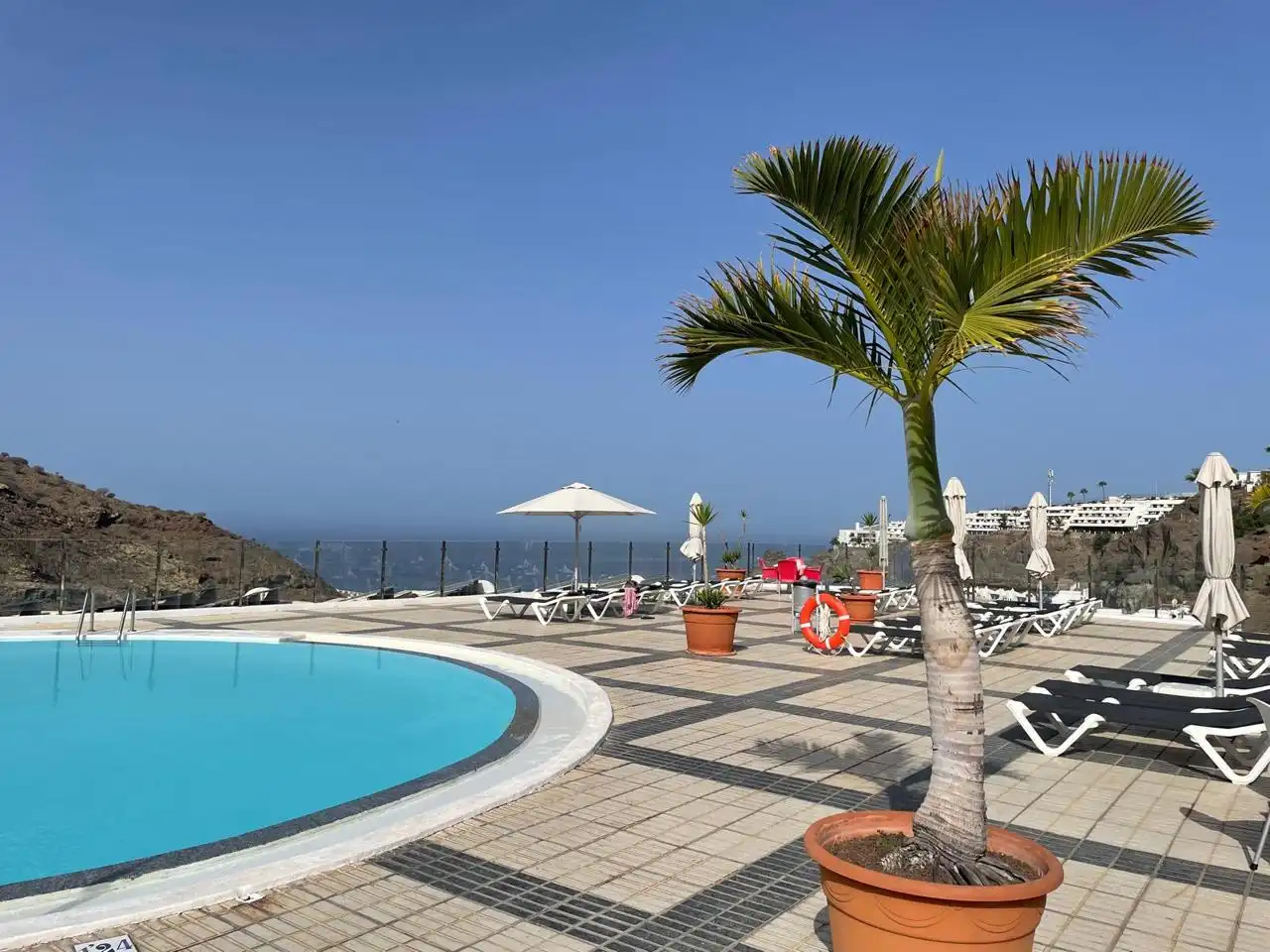 Piscina de Planta baja de alquiler en Mogán con Aire acondicionado, Terraza y Amueblado