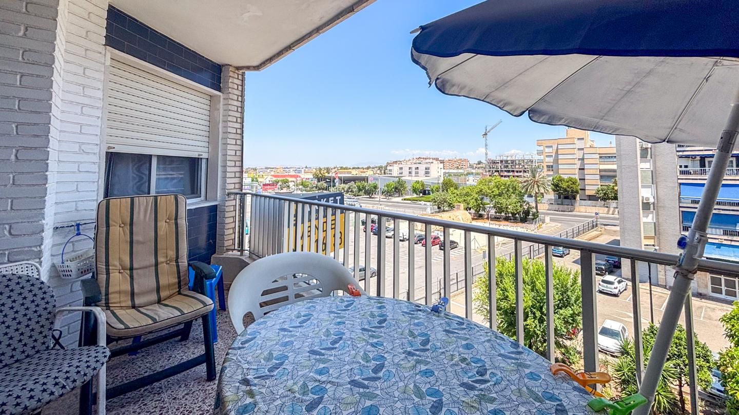 Balcony of Flat for sale in Santa Pola  with Terrace and Furnished