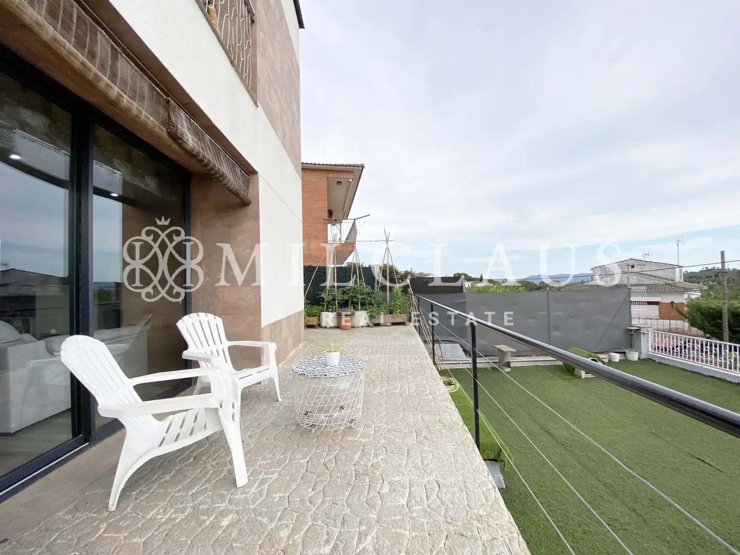 Terrasse von Haus oder Chalet zum Verkauf in Lliçà d'Amunt mit Klimaanlage, Heizung und Privatgarten
