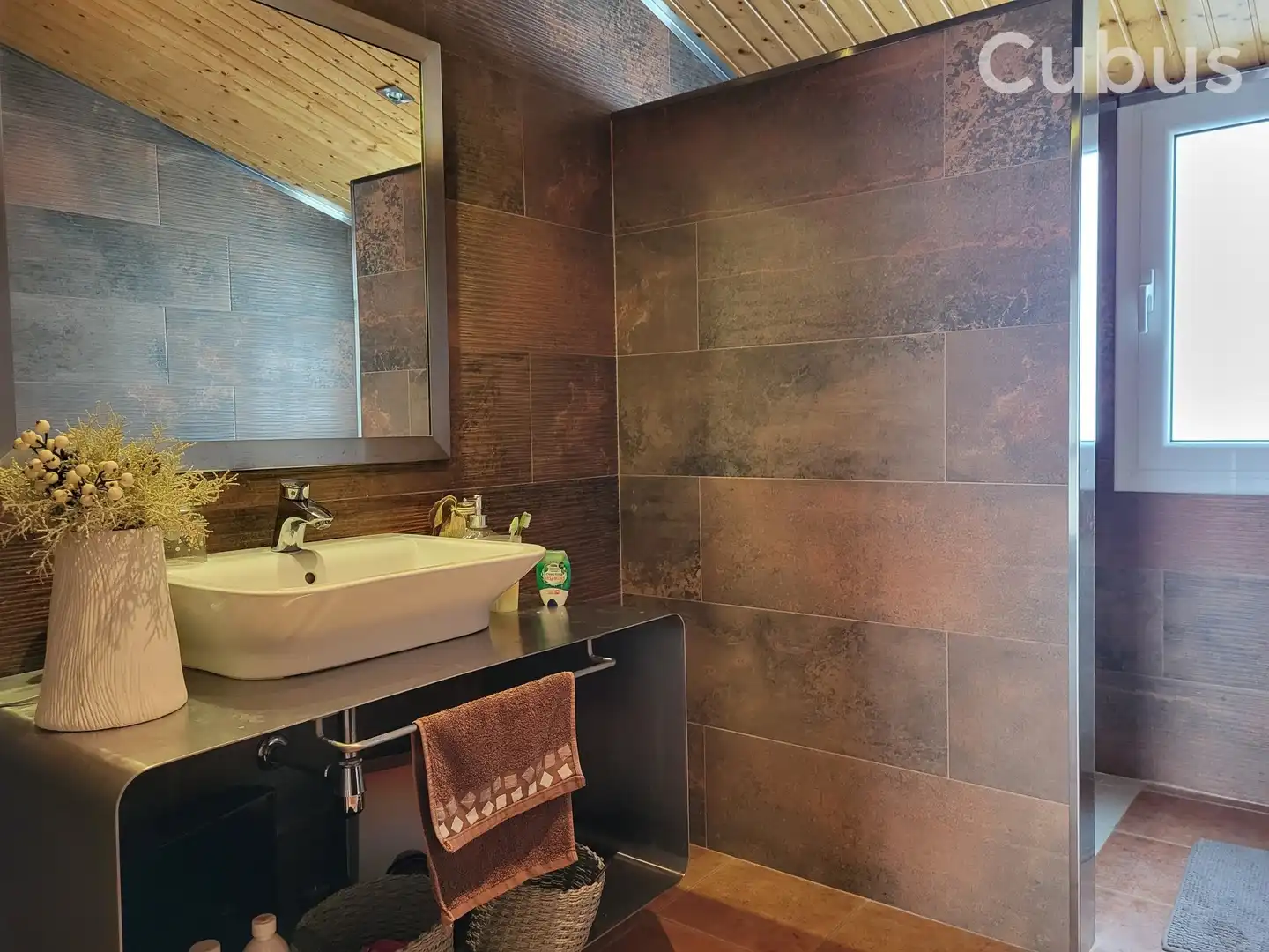 Bathroom of Houses for sale in Les Preses  with Heating, Terrace and Storage room