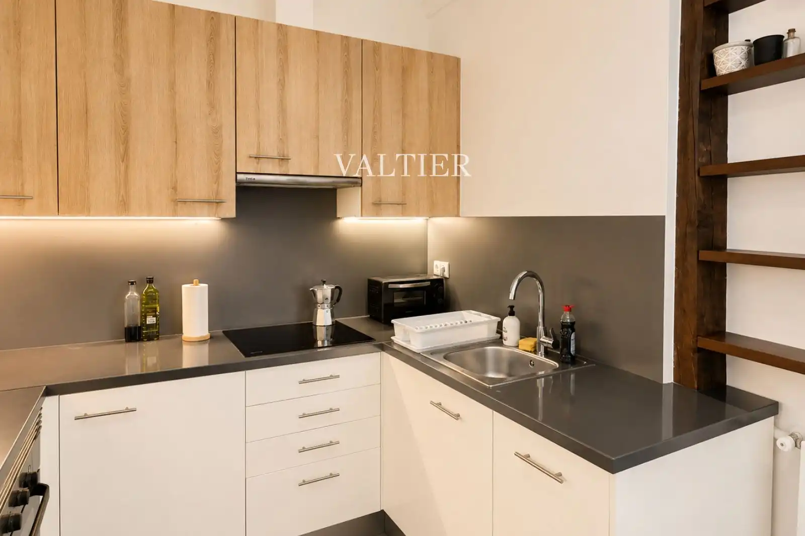 Cocina de Piso de alquiler en Madrid con Aire acondicionado, Terraza y Amueblado