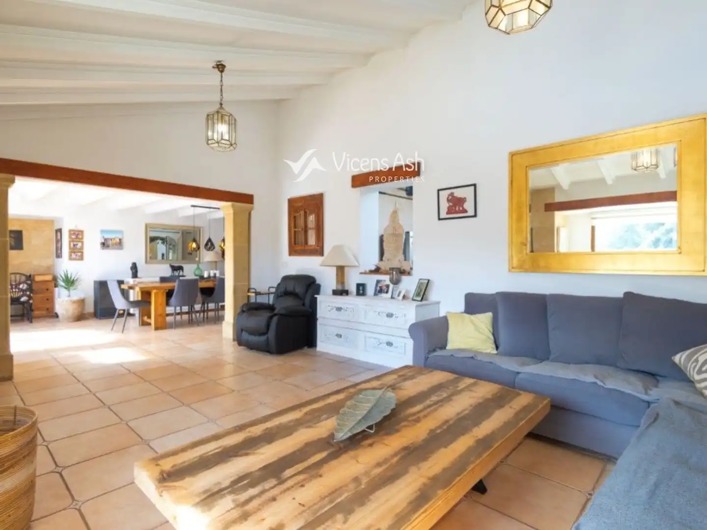 Living room of Houses for sale in Jávea / Xàbia  with Air Conditioner, Terrace and Storage room