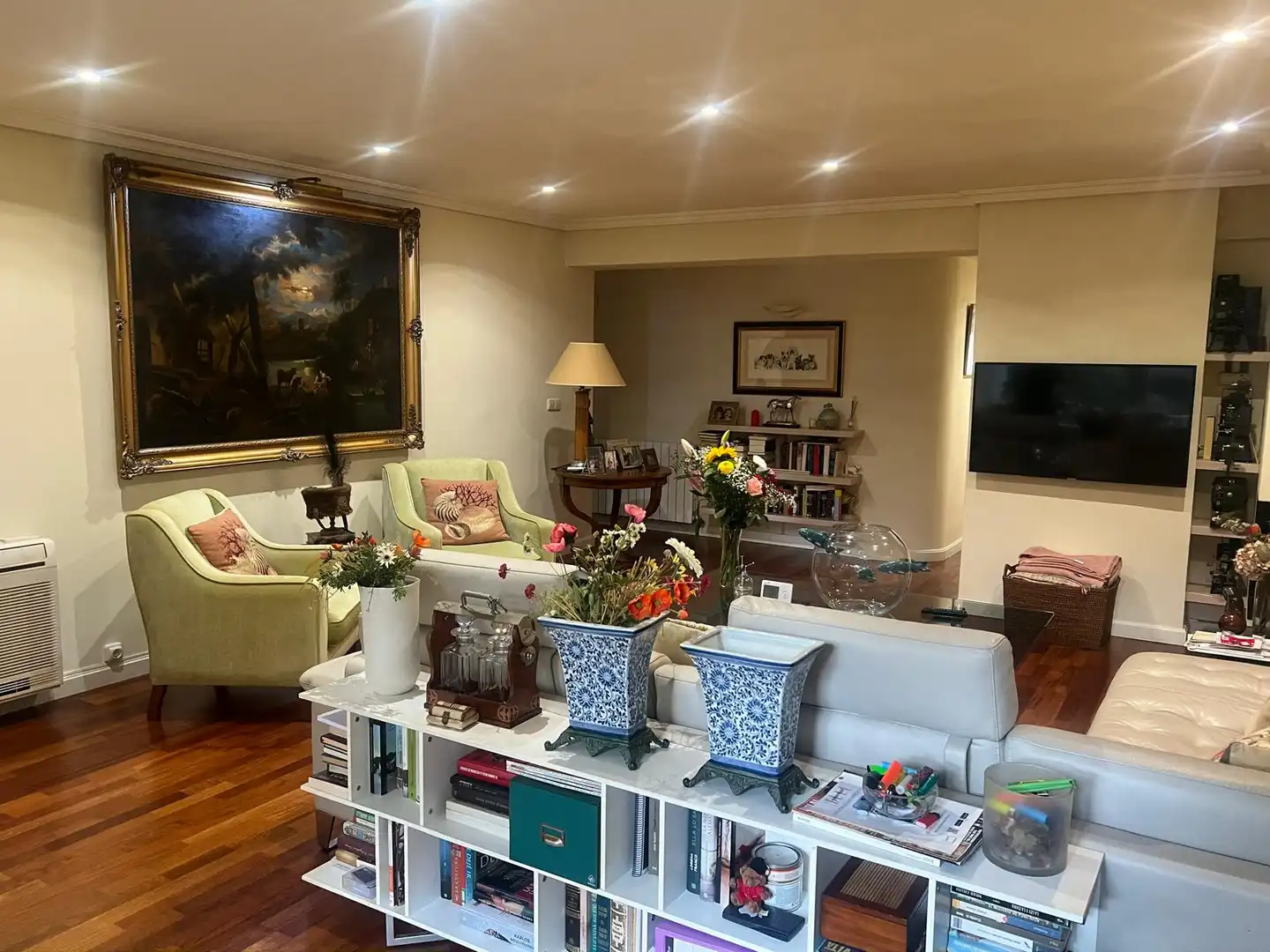 Sala de estar de Piso en venta en Zaragoza con Aire acondicionado, Calefacción y Parquet