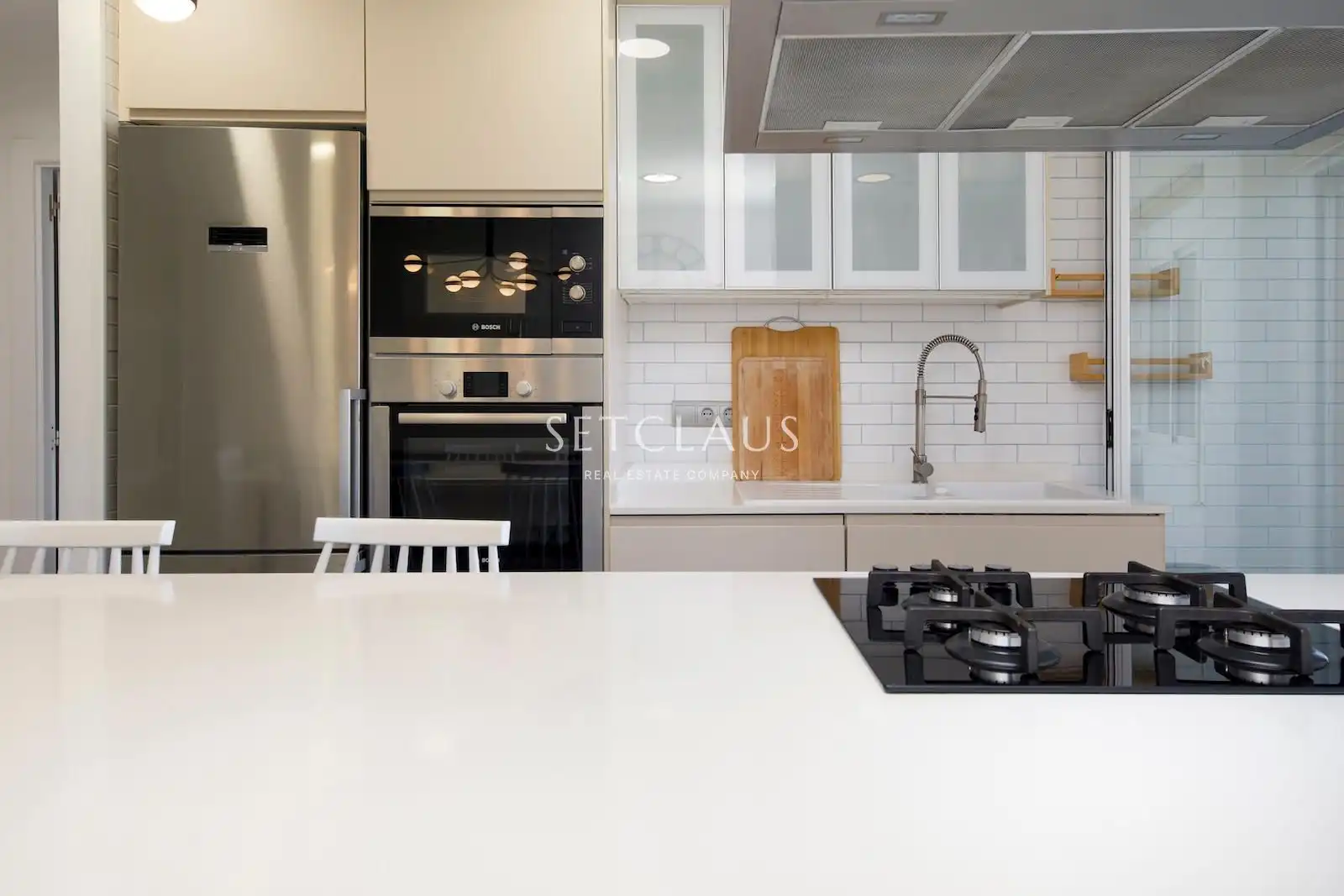 Kitchen of Attic for rent in Tiana  with Air Conditioner, Heating and Parquet flooring