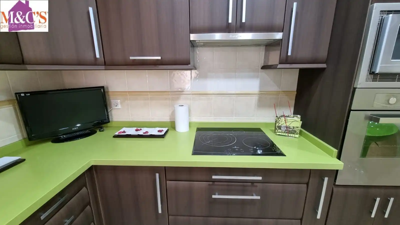 Cocina de Apartamento en venta en Argamasilla de Calatrava con Aire acondicionado, Terraza y Trastero